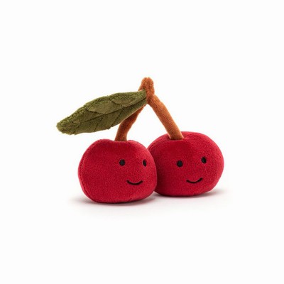 Jellycat Fabulous Fruit Cherry Australia | 017856BCA